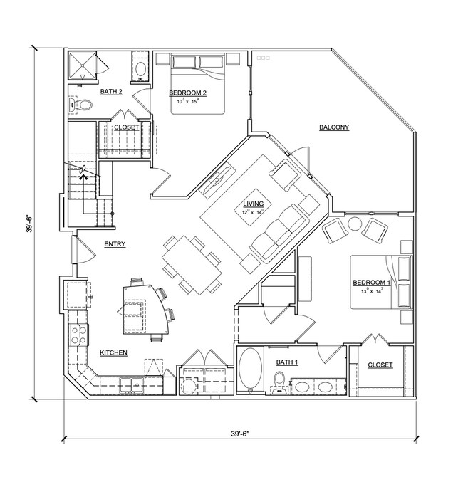 Unit 330 330 floor plan